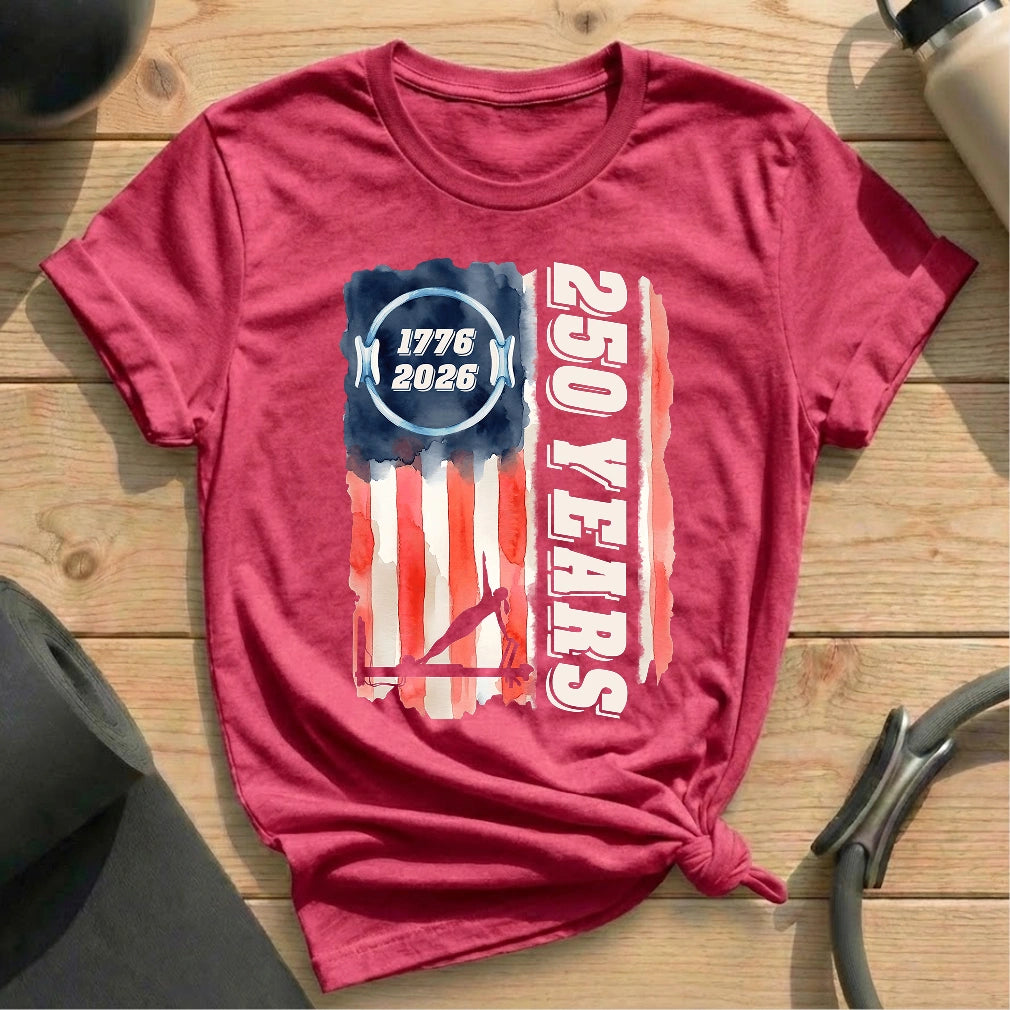 250 Years Watercolour Pose T-shirt