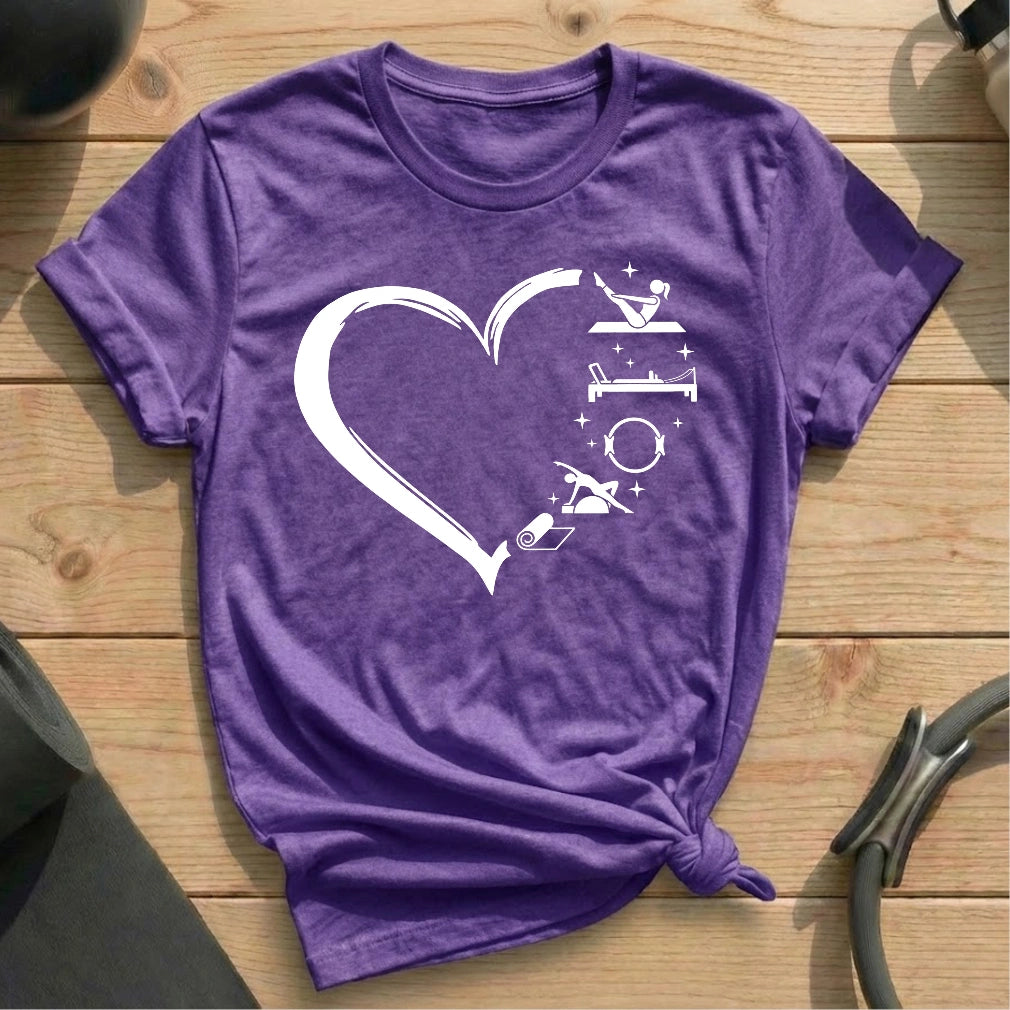 Heart Shape Pilates T-shirt