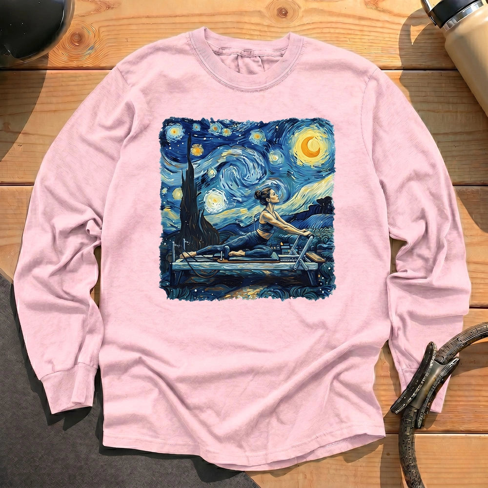 Starry Night Pilates Long Sleeve T-shirt