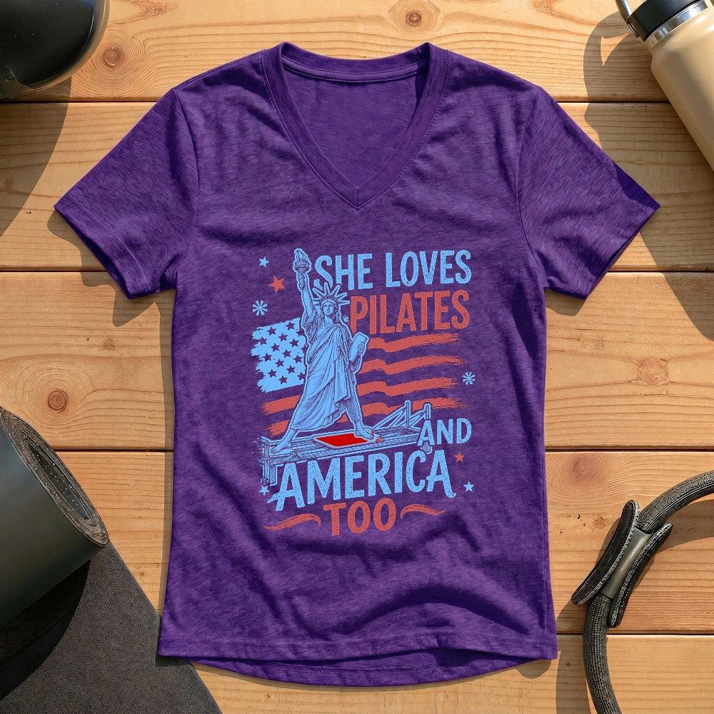 Liberty Love Pilates Lady V-neck