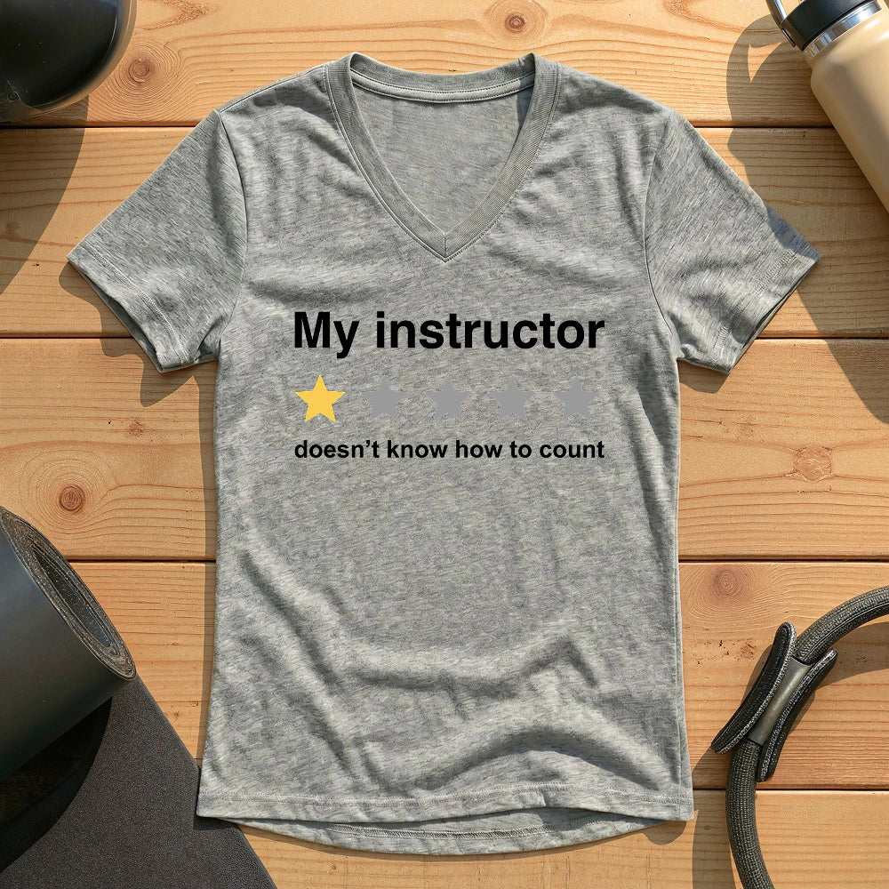 Instructor Rating Lady V-neck
