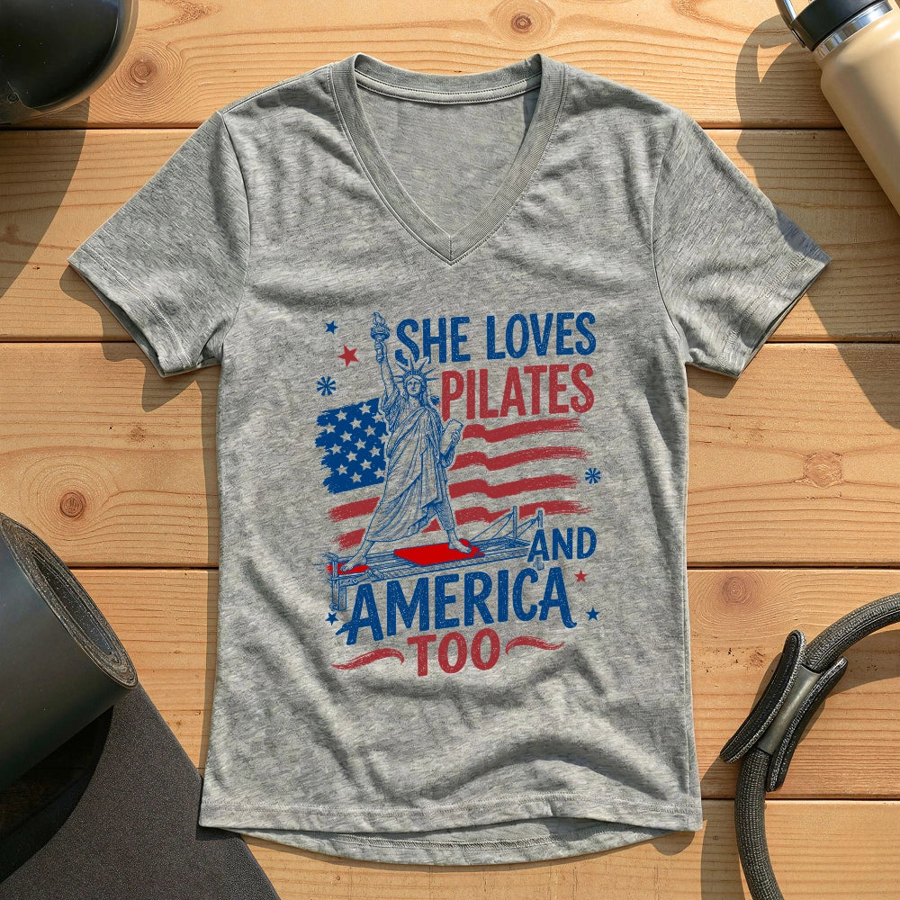 Liberty Love Pilates Lady V-neck