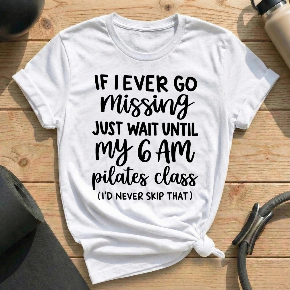 6 Am Class T-shirt - in MindCloth Pilates Tshirt Collection