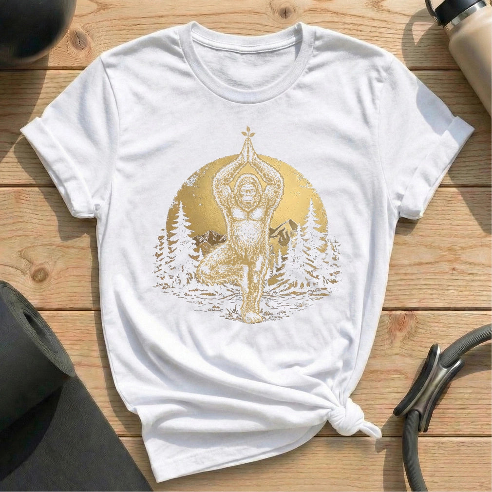 Bigfoot Tree Pose T-shirt