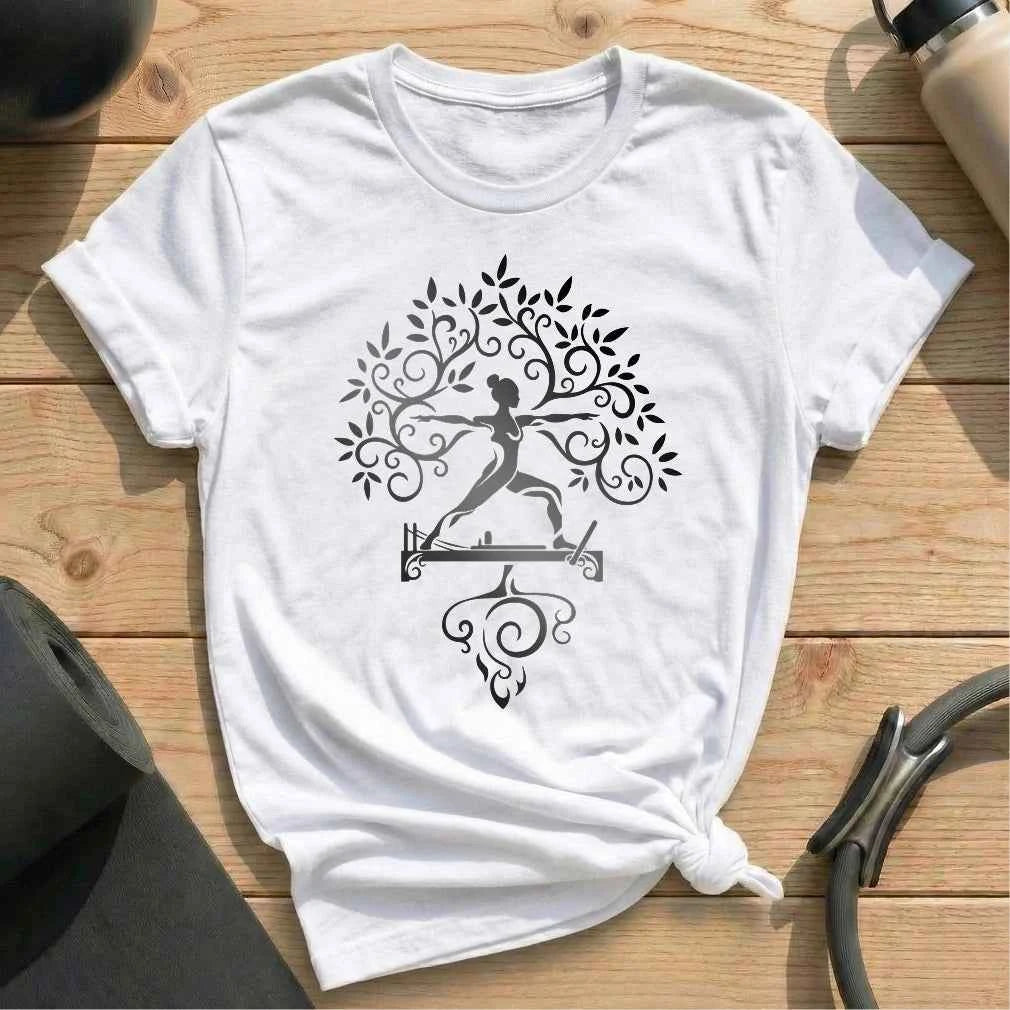 Golden Pilates Tree T-shirt