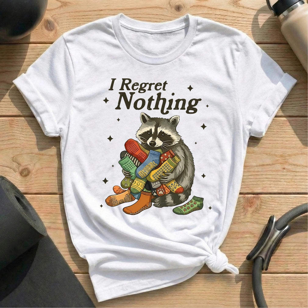 I Regret Nothing T-shirt - in MindCloth Pilates Tshirt Collection