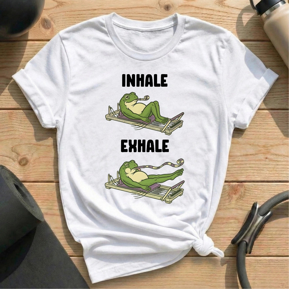 Inhale Exhale Frog T-shirt
