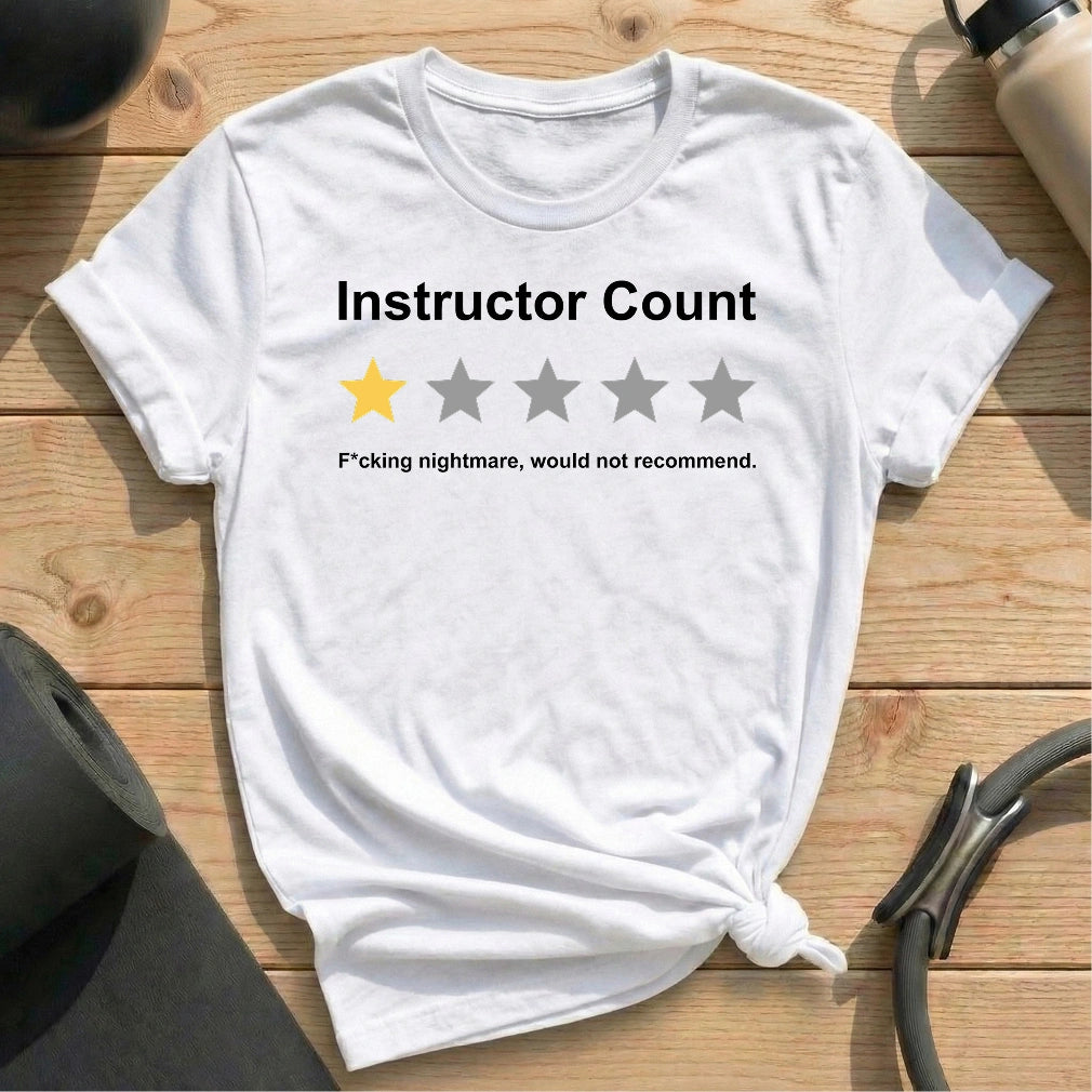 Instructor Count T-shirt