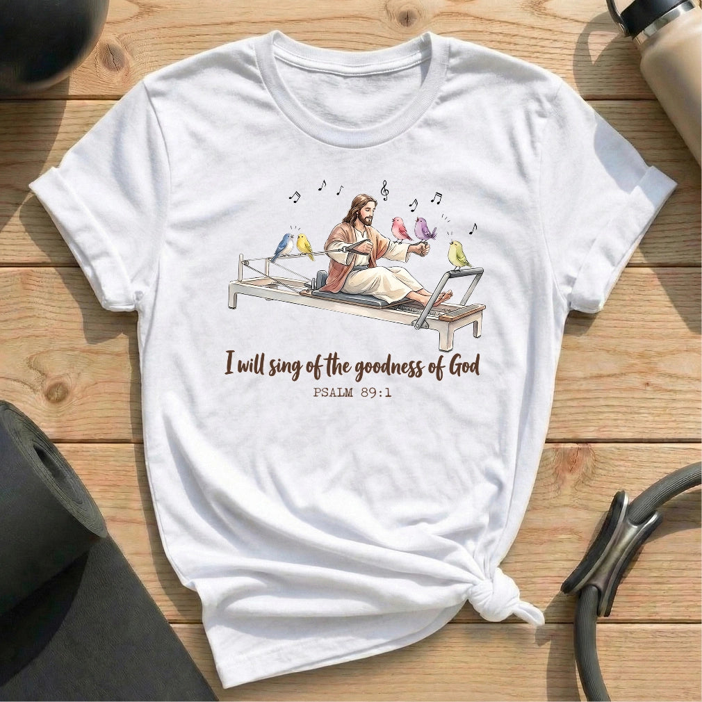 Jesus Song Pilates T-shirt