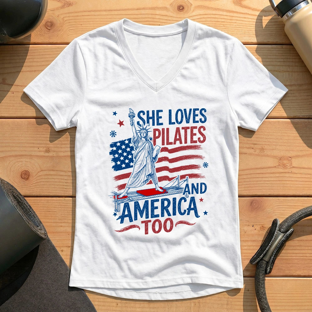 Liberty Love Pilates Lady V-neck