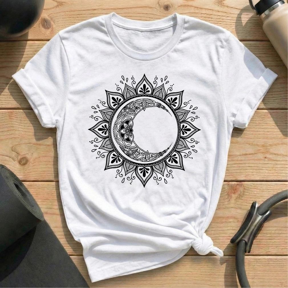 Mandala Moon T-shirt