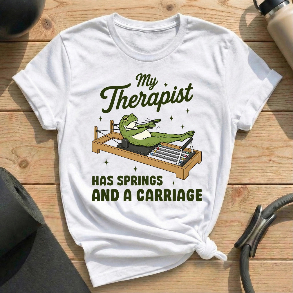 My Therapist T-shirt - in MindCloth Pilates Tshirt Collection
