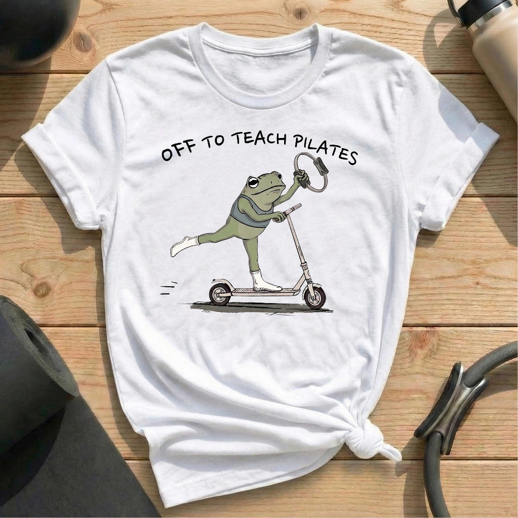 Off To Teach Pilates T-shirt - in MindCloth Pilates Tshirt Collection