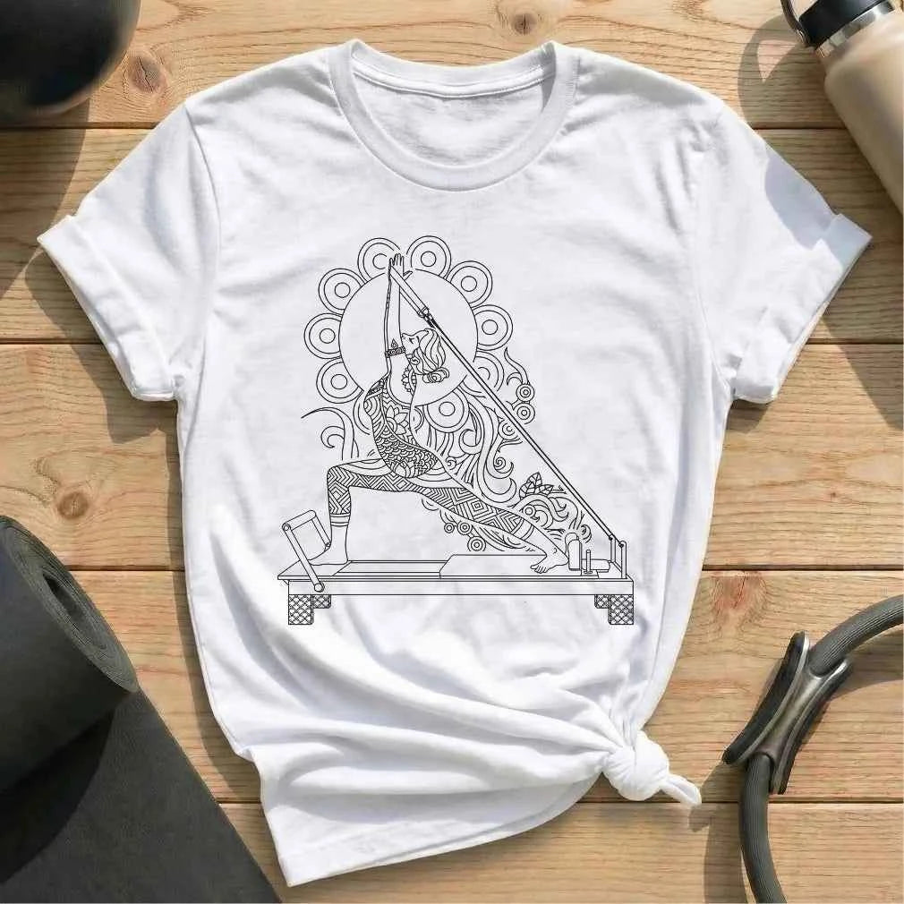 Pilates and mandala T-shirt