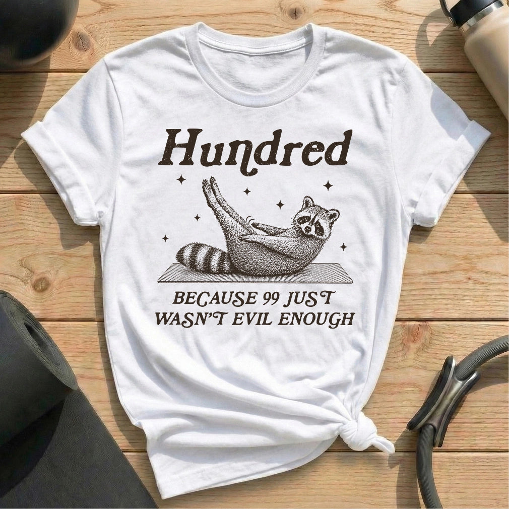 Racoon Hundred Evil T-shirt