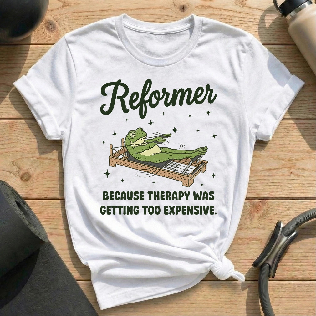 Reformer Cheaper T-shirt - in MindCloth Pilates Tshirt Collection