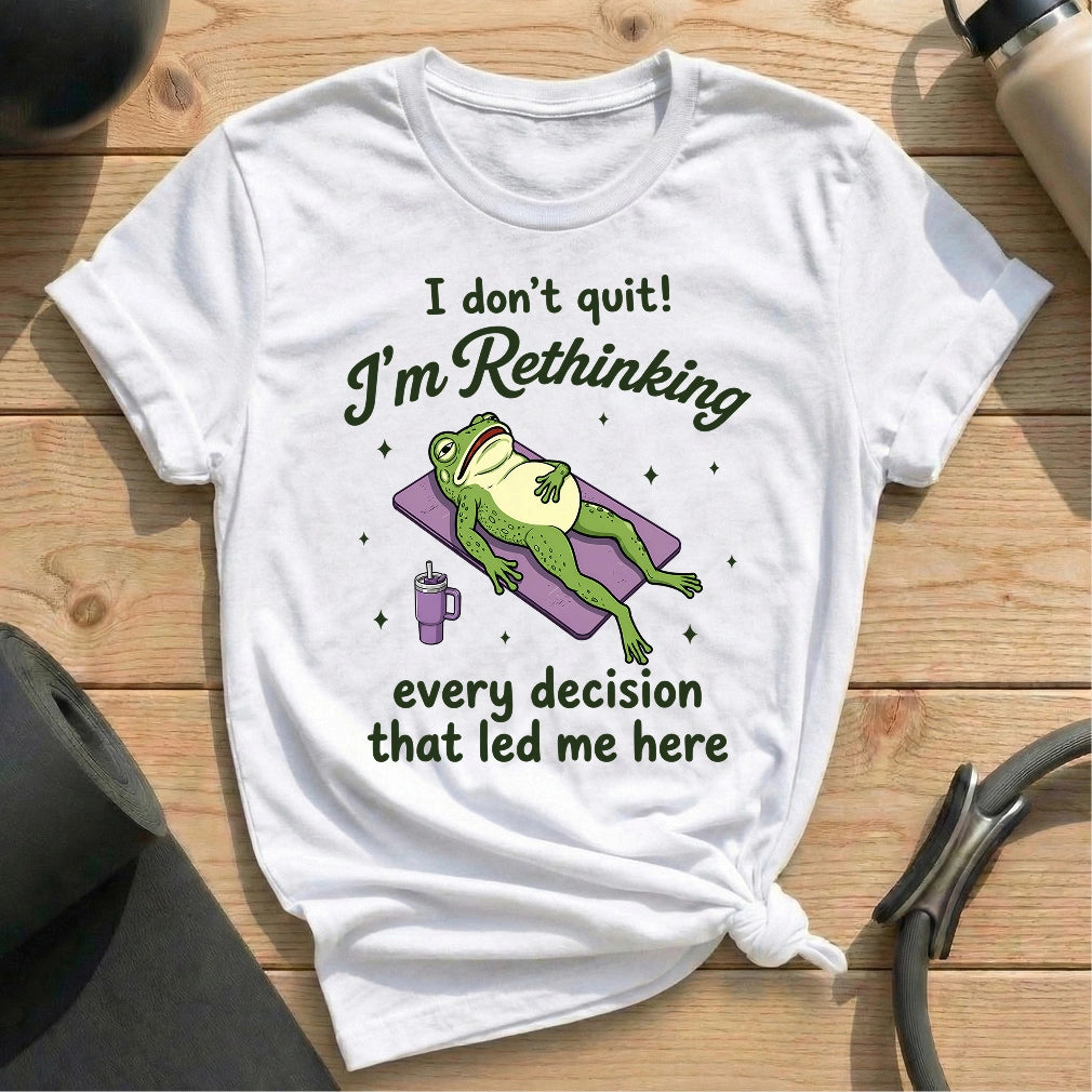 Rethinking T-shirt - in MindCloth Pilates Tshirt Collection