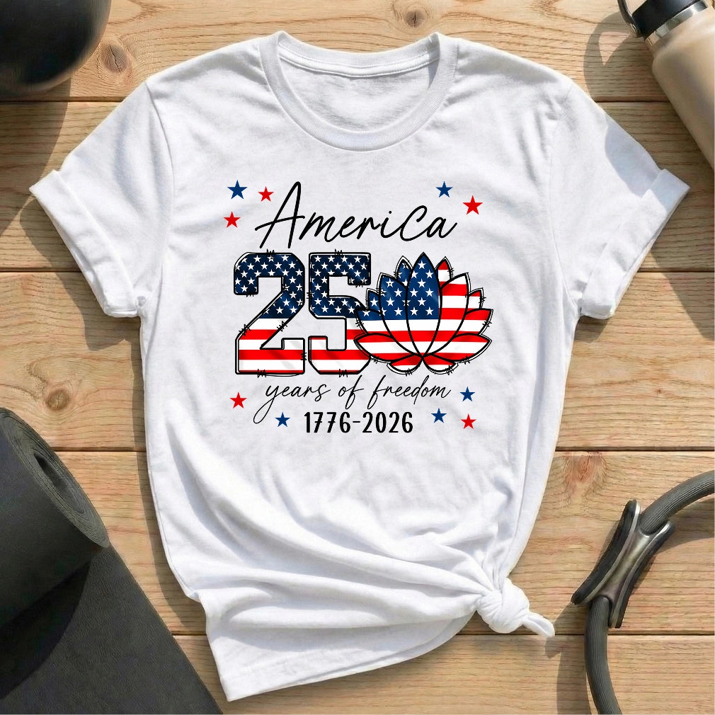 USA 250th Lotus T-shirt