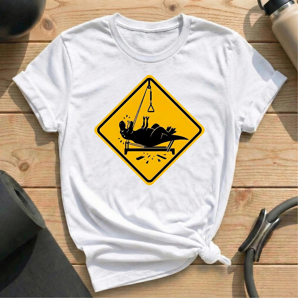 Warning Dinosaur T-shirt