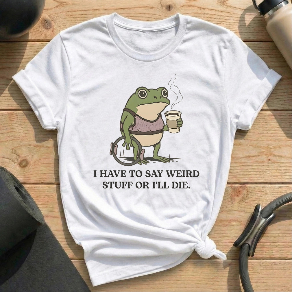 Weird Instructor T-shirt - in MindCloth Pilates Tshirt Collection