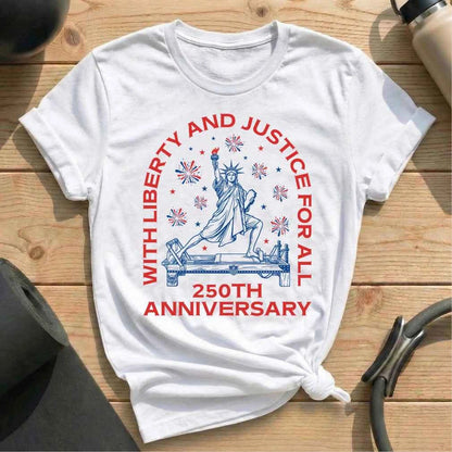 With Liberty Justice 250th T-shirt
