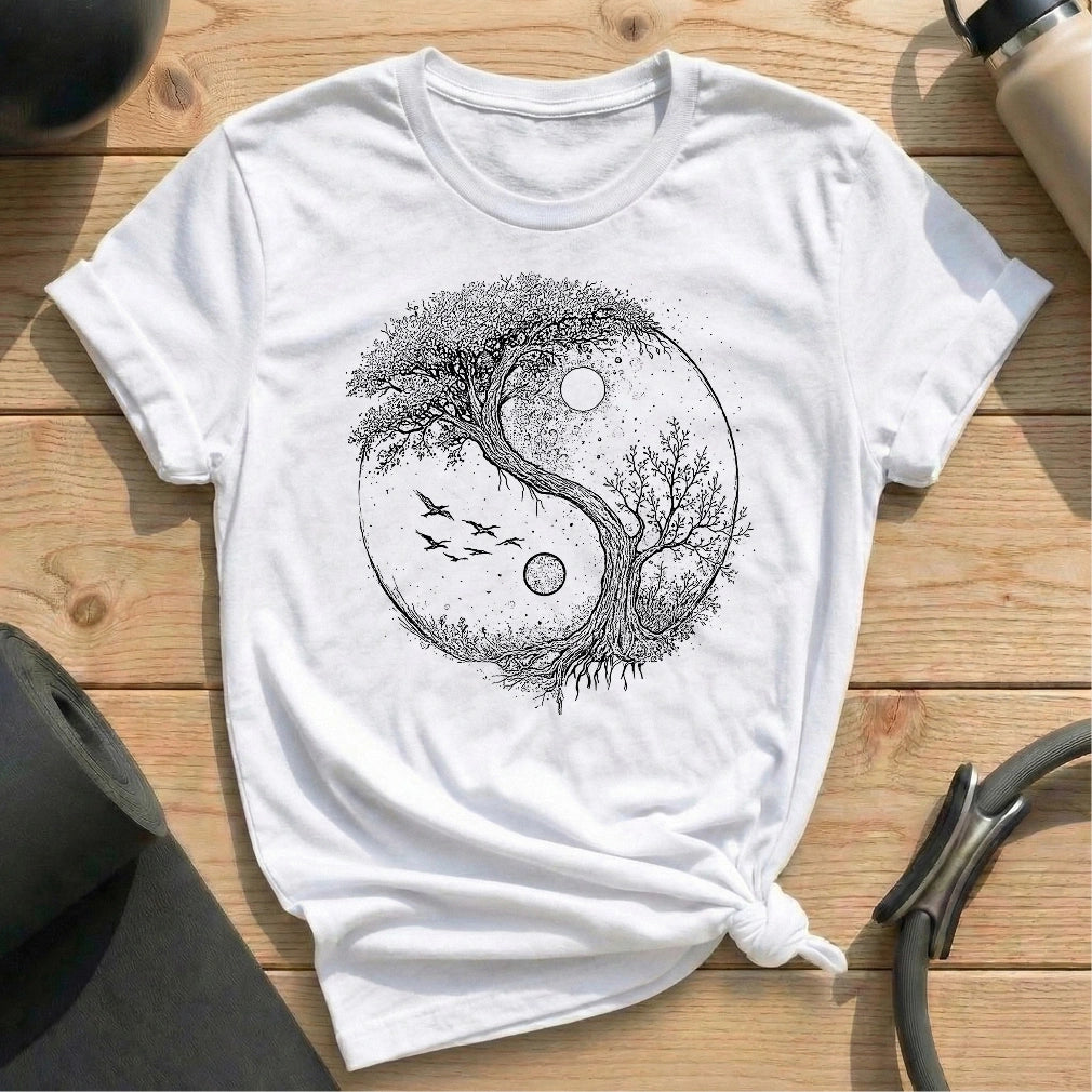 Yin Yang Tree T-shirt